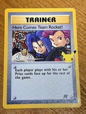 Pokémon TCG Here Comes Team Rocket 15/82 Celebrations Classic Collection NM picture