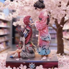 Demon Slayer Akaza Model Koyuki Statuer 27cm Figure Model Collectable Toy Gift picture