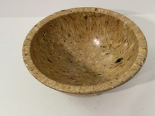 Vintage Texas Ware Melamine Mixing Bowl Confetti Splatter 111 8 Inch picture