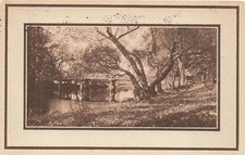 Postcard WI: Bridge & Creek Scene, Madison, Wisconsin DB Posted 1912 picture
