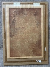 Original 1952 Toshi Yoshida #6 nude woodblock print signed picture