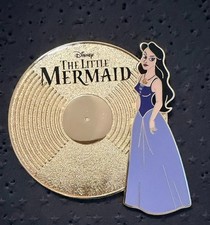 PALM Vanessa Chaser LE250 Disney Villains Vinyl Record Jumbo Pin picture
