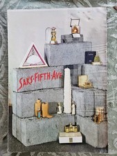 1950s Saks Fifth Avenue 13X19 Original Mounted Photo Perfume Dept JOY LANVIN picture