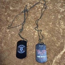 Alpha Beast Challenges The Beast Dog Tag Necklace Set of 2  picture