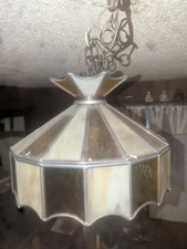 vintage tiffany style stained glass hanging lamp picture