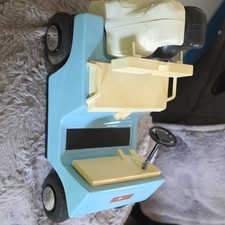 VINTAGE JIM BEAM GOLF CAR CART DECANTER EMPTY WITH BOX NO PAPERWORK LQQK picture