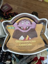 The Count Sesame Street Wilton Cake Pan Mold 1977 VTG NOS Party Birthday Muppets picture