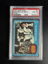 1977 Topps Star Wars SIGHTING THE DEATH STAR #31 PSA 8 picture