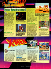 GamePro 1994 Magazine Page Virtual World Entertainment X-Men Arcade Ad picture