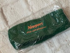 Vintage 80’s Advertising Newport Cigarettes Headband Sweatband Promotional picture