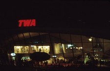 sl48 Slide 1970's TWA Flight Center JFK Airport 484a picture