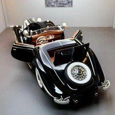 1:24 1936 Mercedes 500K Diecast-Vintage Charm Special Roadster Toy Gift Model picture