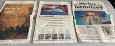 Vintage “Star Tribune” September 11, 2001 Newspaper On 9/11  Attack & 9/11/02  picture