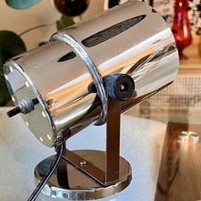 Vintage Chrome Spotlight Desk Wall Lamp Stanislav Indra Style Postmodern 1986 picture