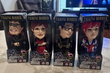 The Osbourne Family Talking Bobber Bobbleheads 2002 Ozzy, Sharon, Kelly & Jack picture