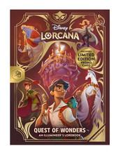 Disney D23 2026 Lorcana Quest Of Wonders Illumineers Lorebook & LE Promo PRESALE picture
