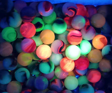 Vintage Jabo Marbles- Lot Of 30 Marbles - UV GLOWS-  Many Colors, Swirls picture
