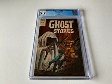 GHOST STORIES 29 CGC 9.2 SKULL COVER DELL COMICS 1971 picture