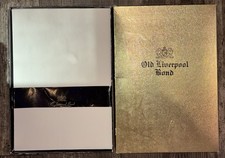 Vintage Old Liverpool Bond 25% Cotton Fiber Watermarked Paper 7.5x10 Gold Box picture
