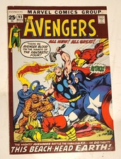 AVENGERS #93 GIANT SIZE ALL NEAL ADAMS CLASSIC GLOSSY 7.5/8.0 picture
