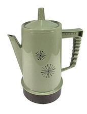 Vtg Regal Poly Perk Automatic 4-8 Cup Electric Coffee Percolator Avocado Green picture