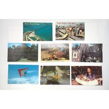 Vintage Florida Postcard Lot 8pc Key West Everglades Hemingway Cypress Gardens picture