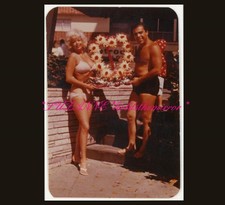 VINTAGE 1960s RARE JAYNE MANSFIELD & MATT CIMBER HONEYMOON FLOWERS UNIQUE COLOR picture