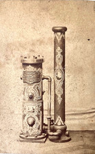 1868 STEPHEN KETCHUM WORCESTER MA PATENT STEAM MACHINE PROTOTYPE CDV PHOTO picture