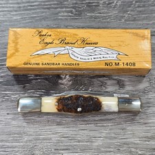 VINTAGE PARKER EAGLE BRAND M1408 TEXAS SESQUICENTENNIAL 1836-1986 POCKET KNIFE picture