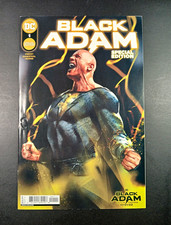 DC  Black Adam #1 Special Edition Painted Cover 2022 Movie tie in Dwayne Johnson picture