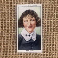 Ann Penn Radio Celebrities #35 1934 Wills Cigarette Imperial Tobacco Card picture