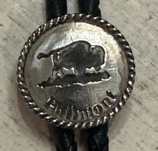 PHILMONT Scout Ranch STERLING SILVER Buffalo  BOLO picture
