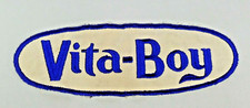 Vintage Vita-Boy Potato Chips 1940s Detroit Brand Uniform Patch Embroidered Used picture