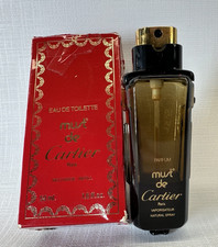Vintage Must de Cartier Women 1.6 oz Parfum Spray Bottle with Box France picture