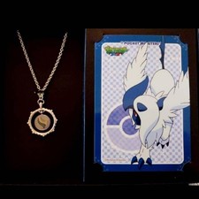 Pokemon XY Mega Absol Necklace Pendant Stone Figure Accessory 2014 Jewelry 18in picture