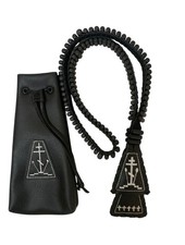 Handmade Leather Lestovka Prayer Rope, Old Believer Orthodox Chotki Rosary with  picture