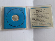 Apollo 14 Mini Silver Coin Certificate of Authenticity Included HISTORIC Journey picture