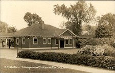 Winchester MA R.R. Station c1910s Real Photo Vintage Postcard picture