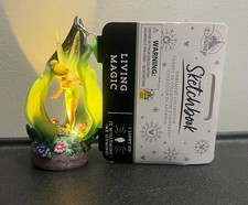 Disney Parks Peter Pan Tinkerbell Sketchbook Light Up Christmas Ornament NWT picture