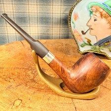 Vintage HOUSE OF ROBERTSON (Boise Idaho) Hand Made/Sterling Estate Tobacco Pipe picture