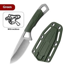 Mini Neck Knife Stainless Steel Fixed Blade Compact EDC Outdoor Camping Tool picture