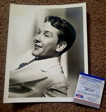 Burgess Meredith “Mickey” Rocky and The Penguin Batman Signed 8x10 PSA certified picture
