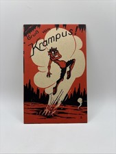 Vintage Devil Postcard, Halloween Theme, Grub Vom Krampus picture