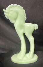 Vintage Mosser Jadite Glass Trojan Horse Figurine Circa 1960-70s Gorgeous picture