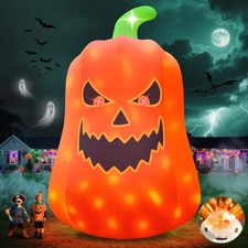 Kalolary 20FT Tall Halloween Pumpkin Inflatable Outdoor Decoration picture