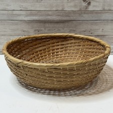 Vintage Bamboo Friendship Utility Basket (Winnowing/Sewing Basket) 9” picture