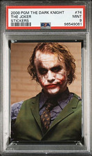 PGM 2008 The Dark Knight Stickers #74 The Joker PSA 9 Cert 96549061 picture