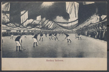 1900s Canada ~ Montreal ~ Hockey Game Indoors ~ Victoria Rink ~ European PC Co. picture
