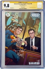 Batman/Superman Worlds Finest 40 - Colbert Variant CGC SS 9.8 Signed by Dan Mora picture