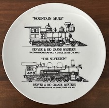 D&RGW Denver Rio Grande Railroad 9 3/8
